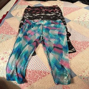 Xersion Leggings 3 Pair Xersion Colorful Leggings
